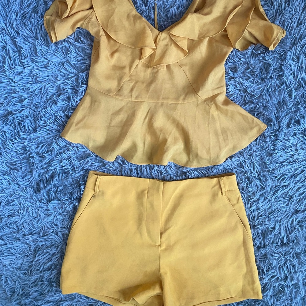 Mustard Two Piece Set